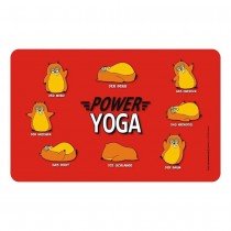 Frühstücksbrettchen Brett - Power Yoga