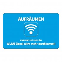 Frühstücksbrettchen Brett - Aufräumen wegen dem WLAN Signal