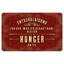 Frühstücksbrettchen Brotzeitbrettchen - Hunger