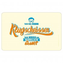 Frühstücksbrettchen Brotzeitbrettchen - Klugscheisser