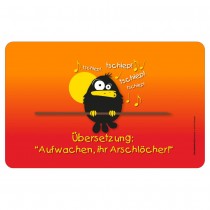 Frühstücksbrettchen Brotzeitbrettchen - Aufwachen