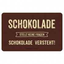 Frühstücksbrettchen Brotzeitbrettchen - Schokolade