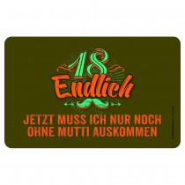Frühstücksbrettchen Brotzeitbrettchen - 18 ohne Mutti
