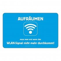 Frühstücksbrettchen Brett - Aufräumen wegen dem WLAN Signal