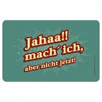 Frühstücksbrettchen Brotzeitbrettchen - jahaa mach ich