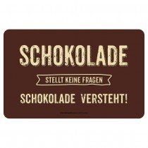 Frühstücksbrettchen Brotzeitbrettchen - Schokolade