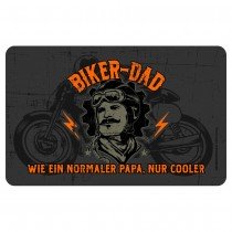 Frühstücksbrettchen Brotzeitbrettchen - Biker Dad