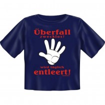 Kids Fun T-Shirt Überfall zwecklos. Wird täglich geleert.