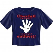 Kids Fun T-Shirt Überfall zwecklos. Wird täglich geleert.