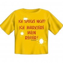 Kids Fun T-Shirt Ich markiere mein Revier