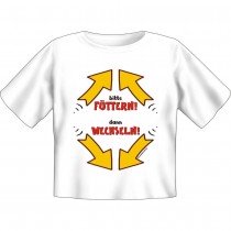 Kids Fun T-Shirt Bitte füttern!
