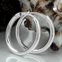 Creolen Ohrringe 16.5mm x 2mm 925 Sterlingsilber