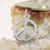 Anhänger Peace-Zeichen 925 Sterlingsilber