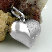 Anhänger Herz diamantiert 925 Sterlingsilber