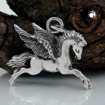 Anhänger Pferd mit Flügeln 925 Sterlingsilber