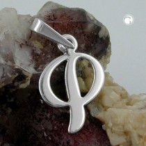 Anhänger Buchstabe P 925 Sterlingsilber