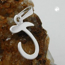 Anhänger Buchstabe T 925 Sterlingsilber