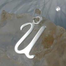 Anhänger Buchstabe U 925 Sterlingsilber
