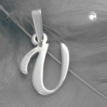 Anhänger Buchstabe V 925 Sterlingsilber