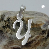 Anhänger Buchstabe Y 925 Sterlingsilber