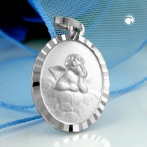 Anhänger Engel auf Wolke 925 Sterlingsilber