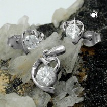 Set Anhänger und Ohrstecker 925 Sterlingsilber