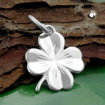 Anhänger Kleeblatt 925 Sterlingsilber