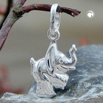 Anhänger kleiner Elefant 925 Sterlingsilber