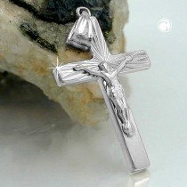 Anhänger Kreuz mit Jesus 925 Sterlingsilber