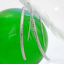 Ohrhaken diamantiert 925 Sterlingsilber