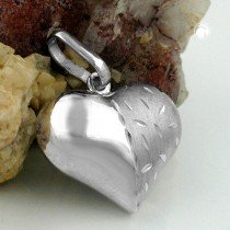 Anhänger Herz diamantiert 925 Sterlingsilber