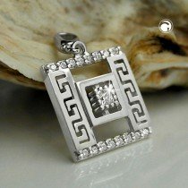 Anhänger römisches Muster 925 Sterlingsilber