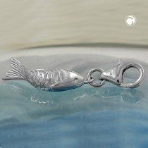 Anhänger Charm Fisch 925 Sterlingsilber