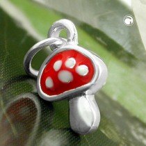 Anhänger Fliegenpilz 925 Sterlingsilber