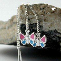Durchzieher Schmetterling 925 Sterlingsilber