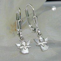 Ohrring fliegender Engel 925 Sterlingsilber