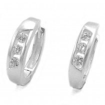 Creole, Zirkonia, 925 Sterlingsilber