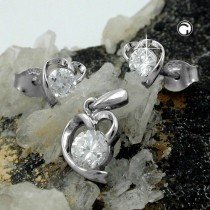 Set Anhänger und Ohrstecker 925 Sterlingsilber