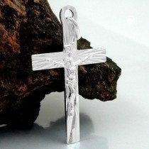 Anhänger Kreuz mit Jesus 925 Sterlingsilber