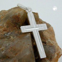 Anhänger Kreuz diamantiert 925 Sterlingsilber
