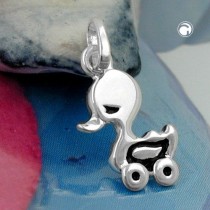 Anhänger Spielzeug-Ente 925 Sterlingsilber