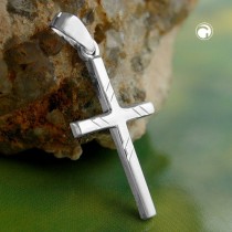 Anhänger Kreuz diamantiert 925 Sterlingsilber