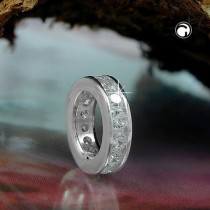 Anhänger Taufring Zirkonia 925 Sterlingsilber