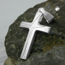 Anhänger Kreuz diamantiert 925 Sterlingsilber