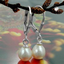 Ohrring Süßwasserzuchtperle 925 Sterlingsilber