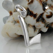 Anhänger Buchstabe L 925 Sterlingsilber