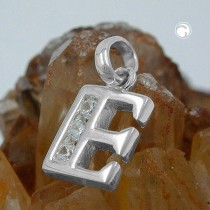Anhänger Buchstabe E 925 Sterlingsilber