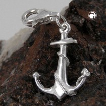 Anhänger Charm Anker 925 Sterlingsilber