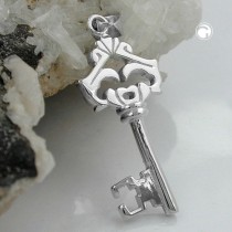 Anhänger Schlüssel massiv 925 Sterlingsilber