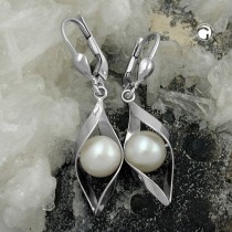 Ohrring Süßwasserzuchtperle 925 Sterlingsilber